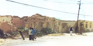 Hargeisa, capital city of Somaliland - the ruins of the air bombardment